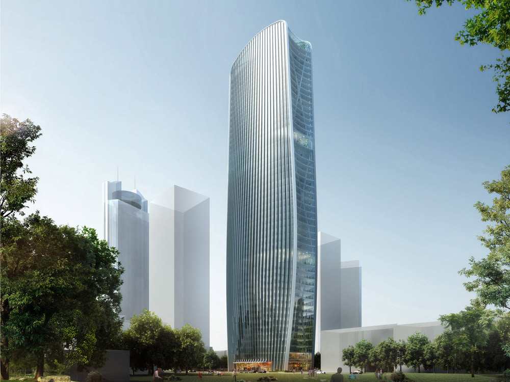 Northeast View. Image © Visualisation HENN