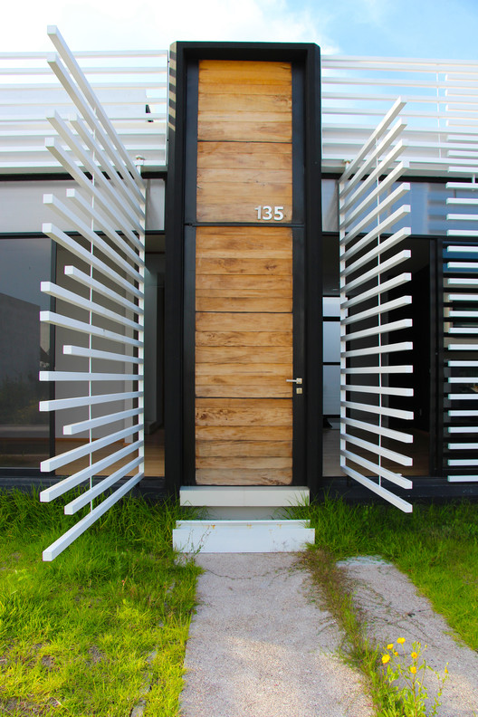 Social Green House / Darkitectura - Wood, Door, Stairs, Facade