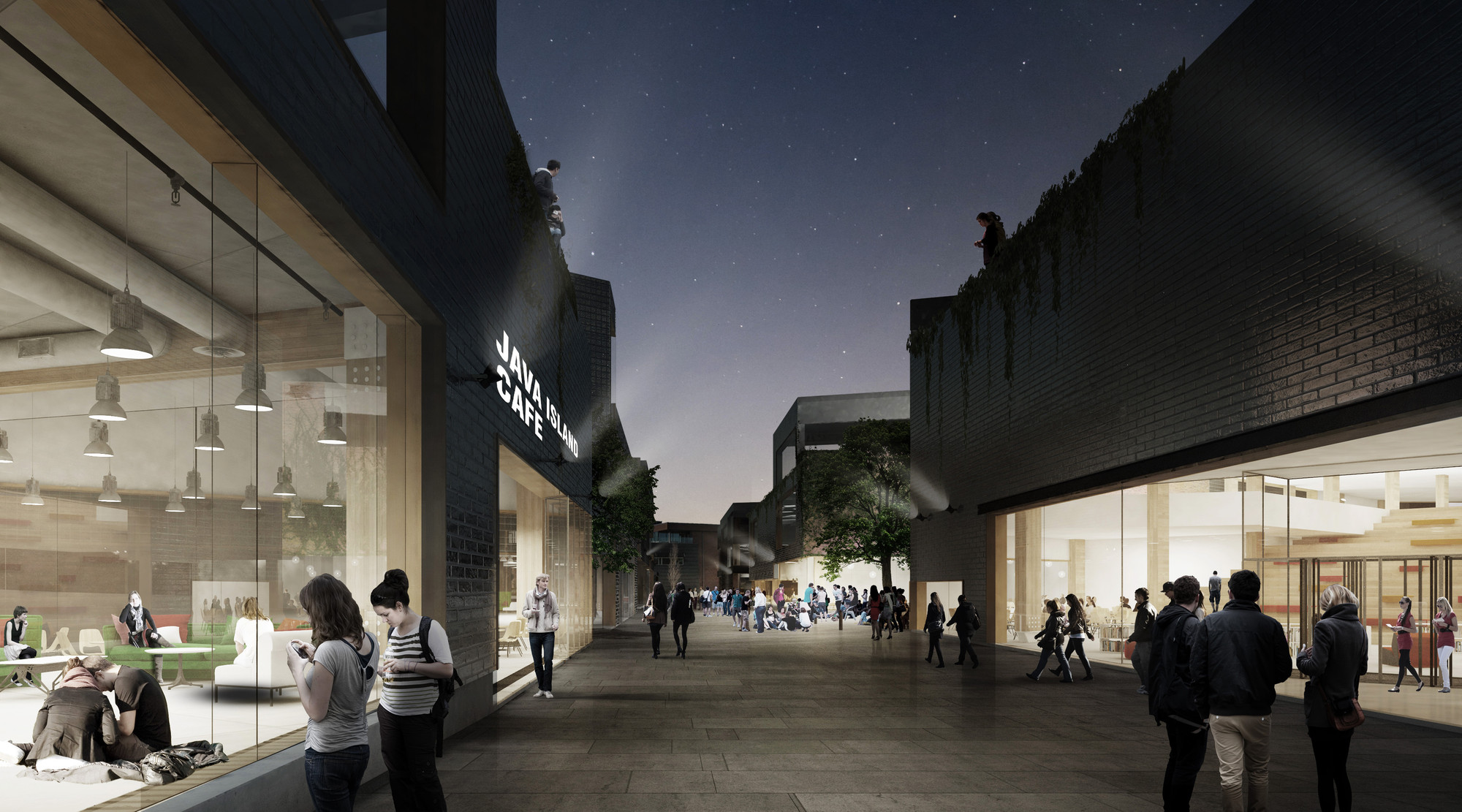 Street Rendering. Image © ALA Architects