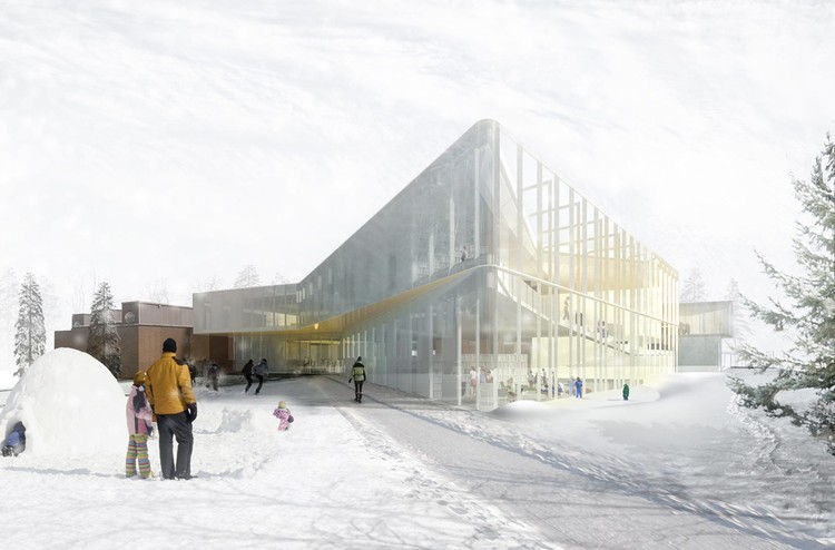 Proposta vencedora para a Biblioteca Pierrefonds / Chevalier Morales Architectes, Cortesia de Chevalier Morales Architectes