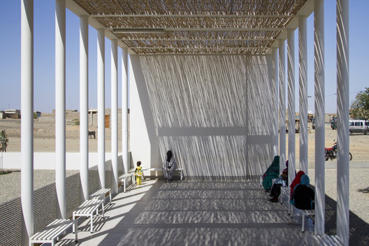 2013 Curry Stone Design Prize Winners Announced by Wooden Blinds Shade A Public Terrace At The Port Sudan Pediatric Clinic. © Massimo Grimaldi And Emergency Source Image from archdaily.com