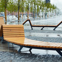 Krymskaya embankment / Wowhaus Architecture Bureau - Park, Deck, Bench