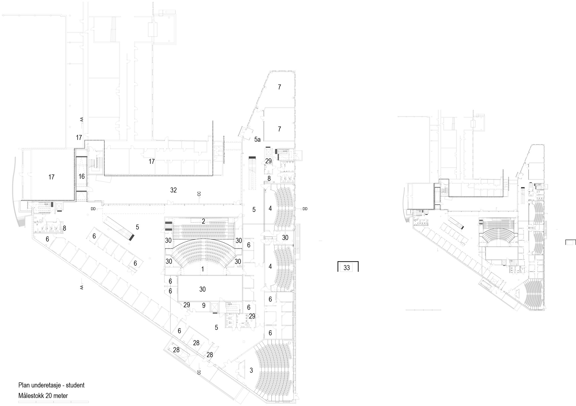 Basement Floor Plan - Student