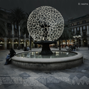 25 propuestas seleccionadas y 1 propuesta ganadora para la iluminación en la Plaza Reial de Barcelona: PALMERES por Pablo Martinez  - Image 2 of 4