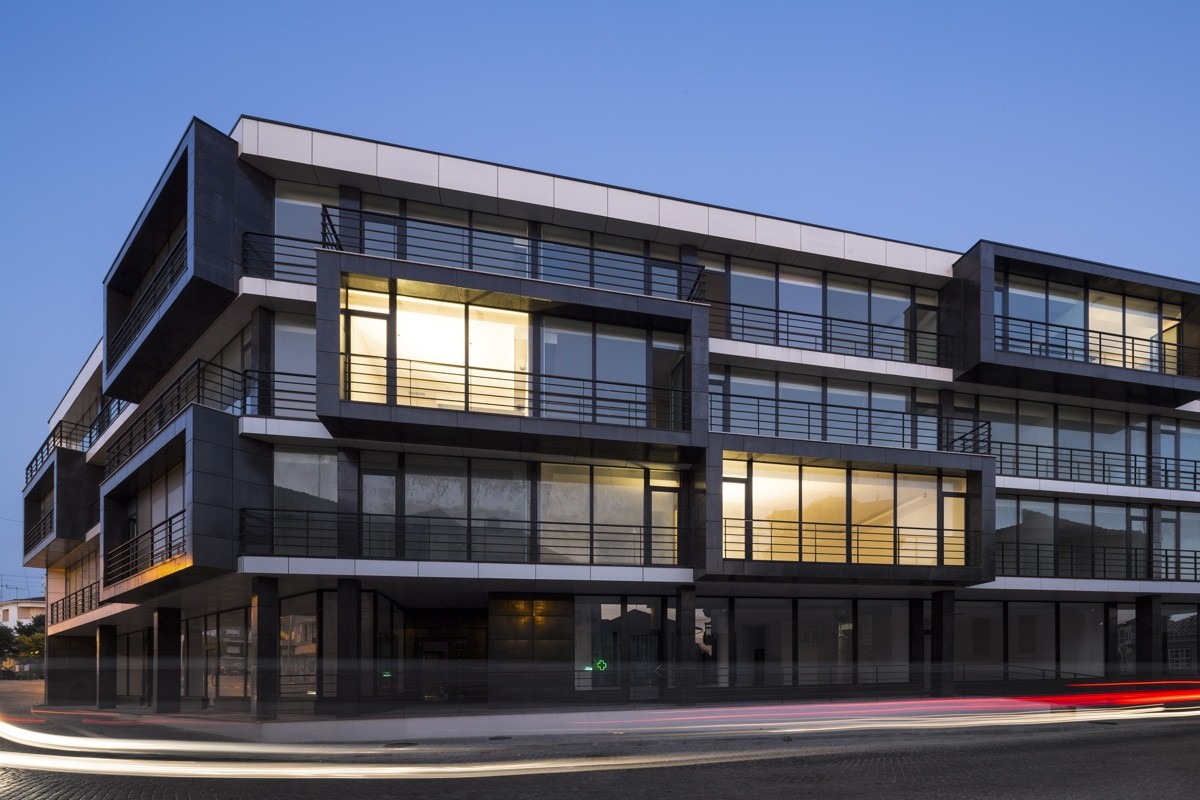 Vila Nova de Tazem Residential Building / Nuno Ladeiro + Marco Martins - Windows, Facade