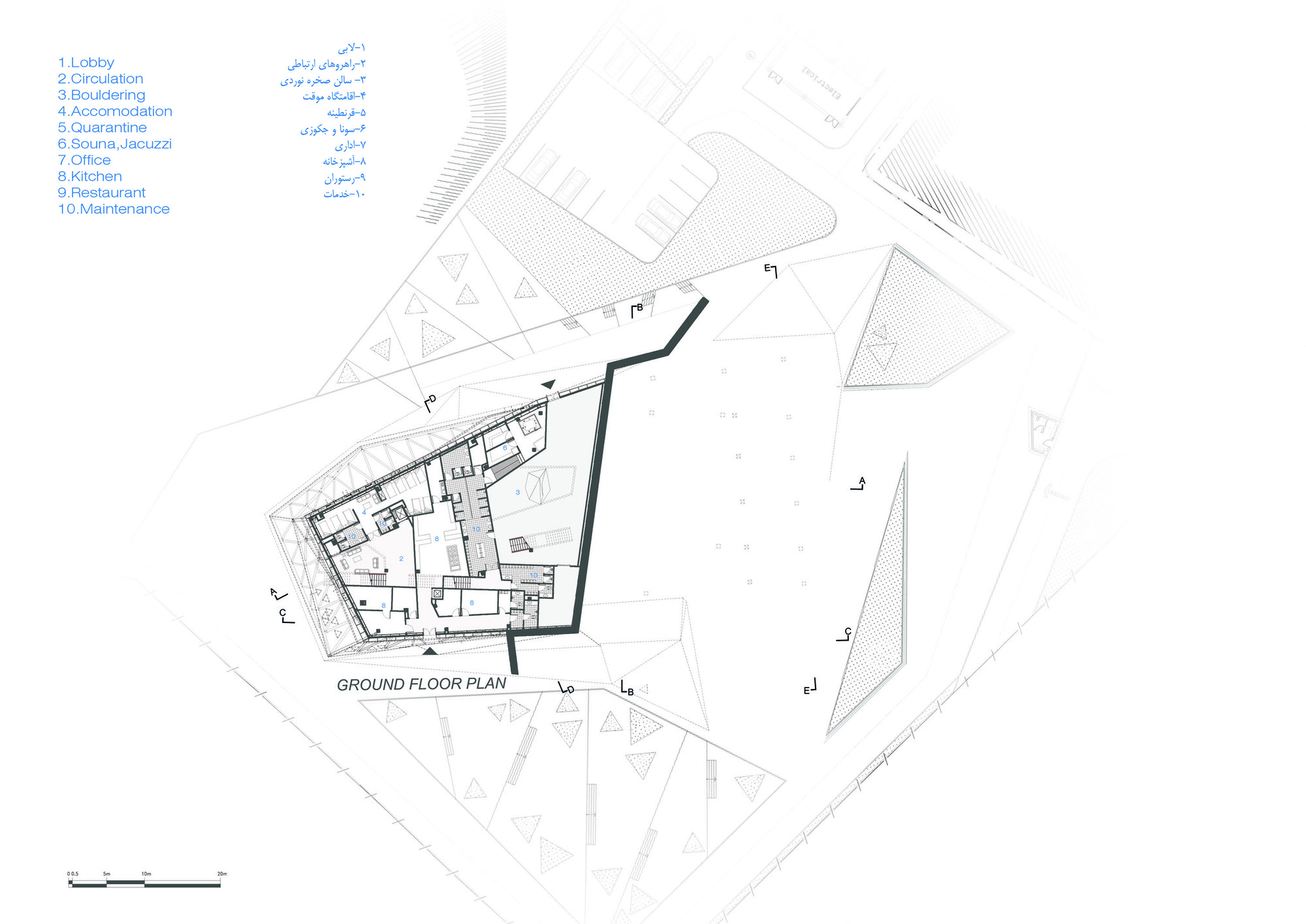 Galería de New Wave Architecture Diseña Rock Gym para Polur 8