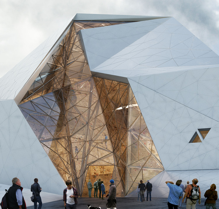 New Wave Architecture Designs Rock Gym for Polur - Recreation & Training, Facade