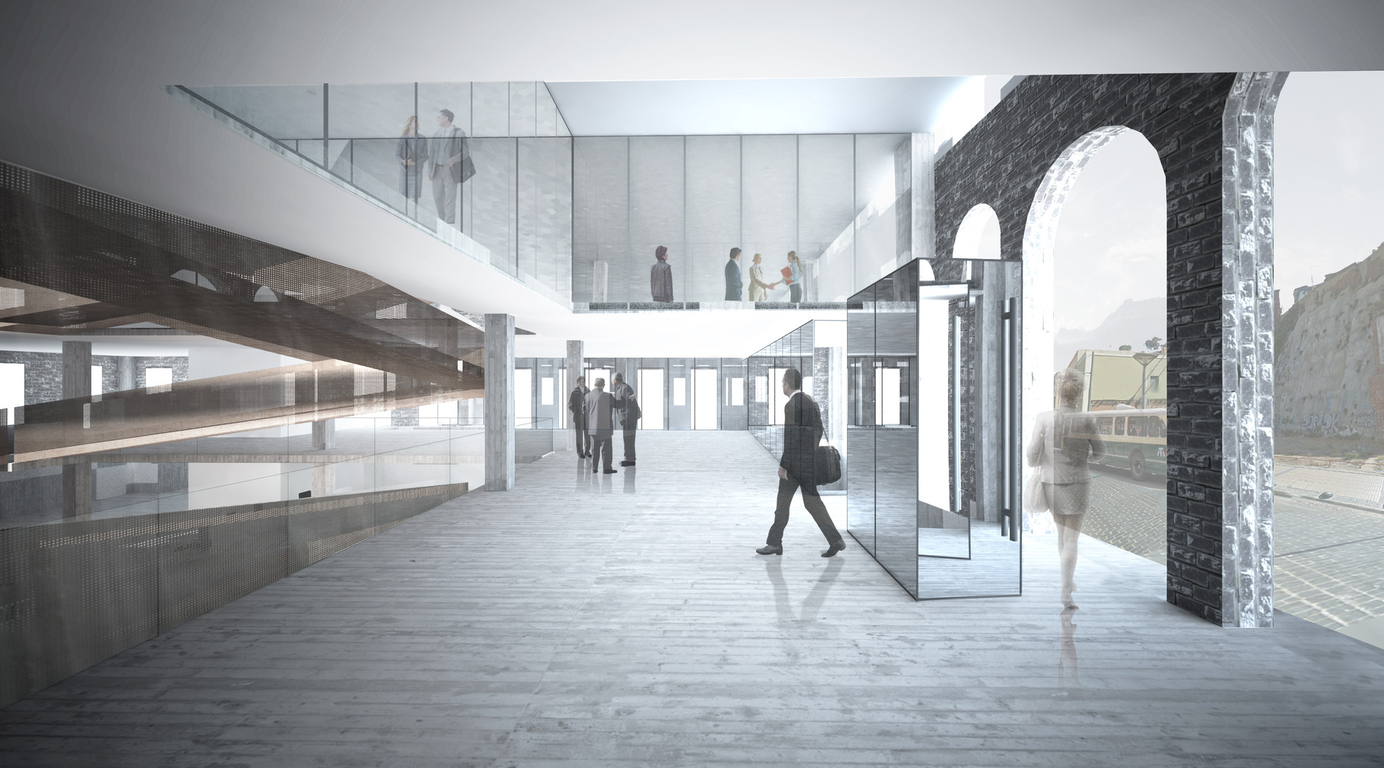 Render Vista Interior. Image Courtesy of Gubbins Arquitectos