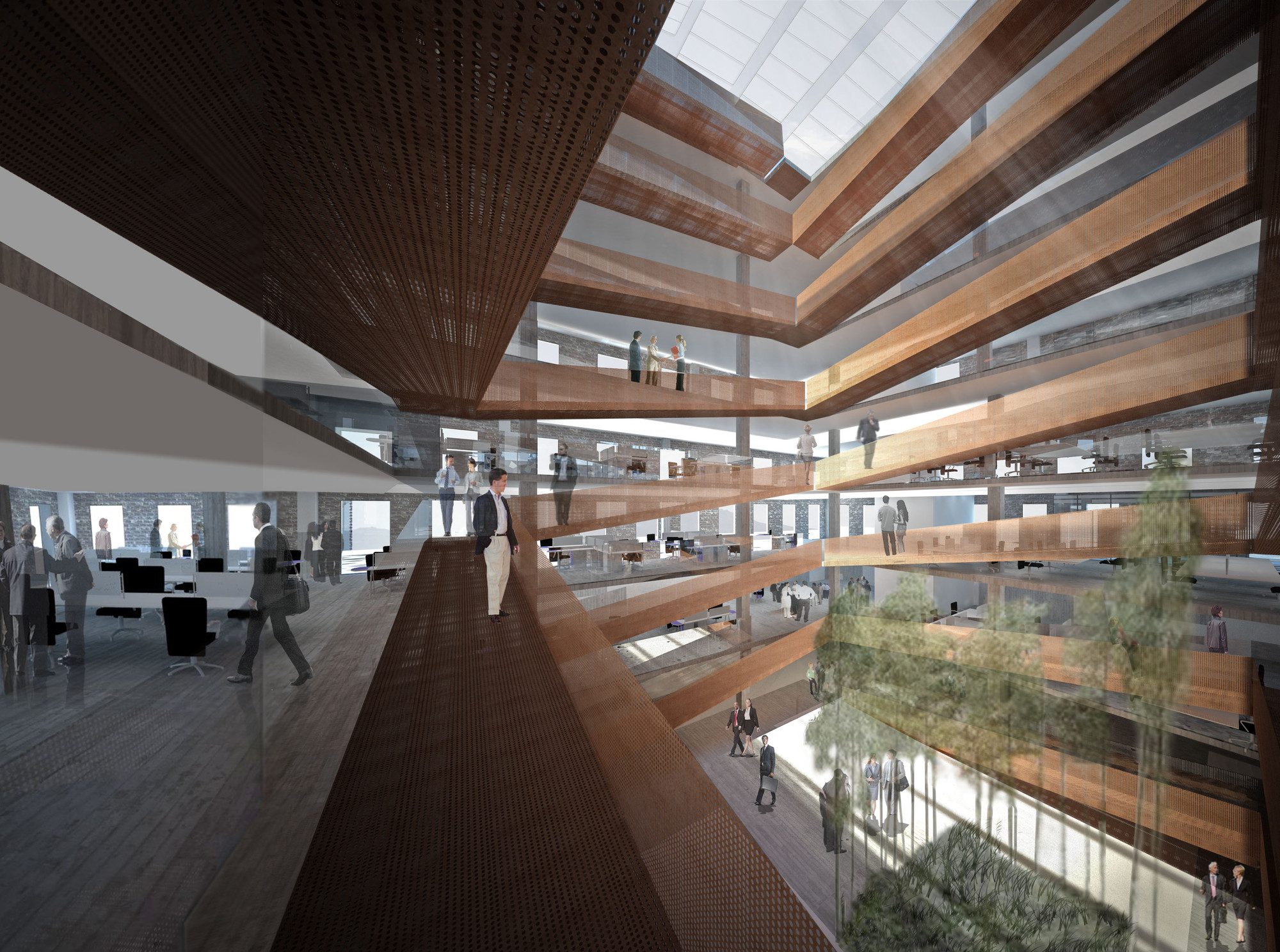 Render Vista Interior. Image Courtesy of Gubbins Arquitectos