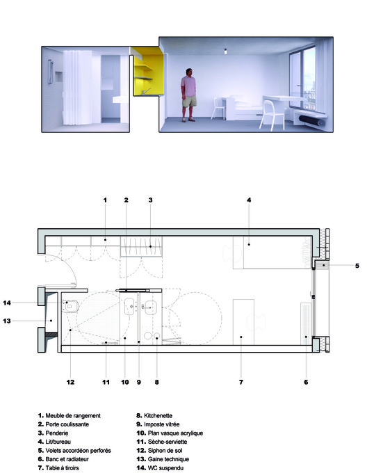 Guardería y Hostal para Empleados Jóvenes / Chartier Dalix Architectes + Avenier Cornejo Architectes - Imagen 32 de 34
