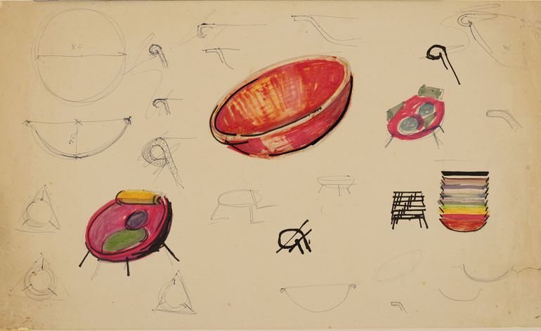 Diseños. Imagen Cortesía de Instituto Lina Bo e P. M. Bardi