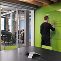 Mozilla YVR / Hughes Condon Marler Architects - Offices Interiors, Door, Table, Chair