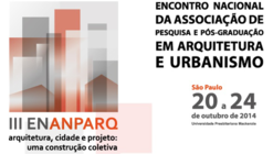 III ENANPARQ - Arquitetura, Cidade e Projeto: uma construção coletiva