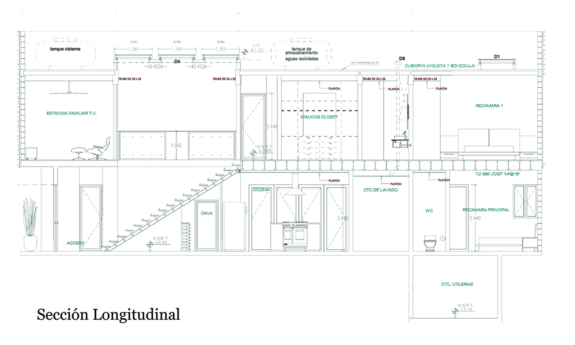 Longitudinal section