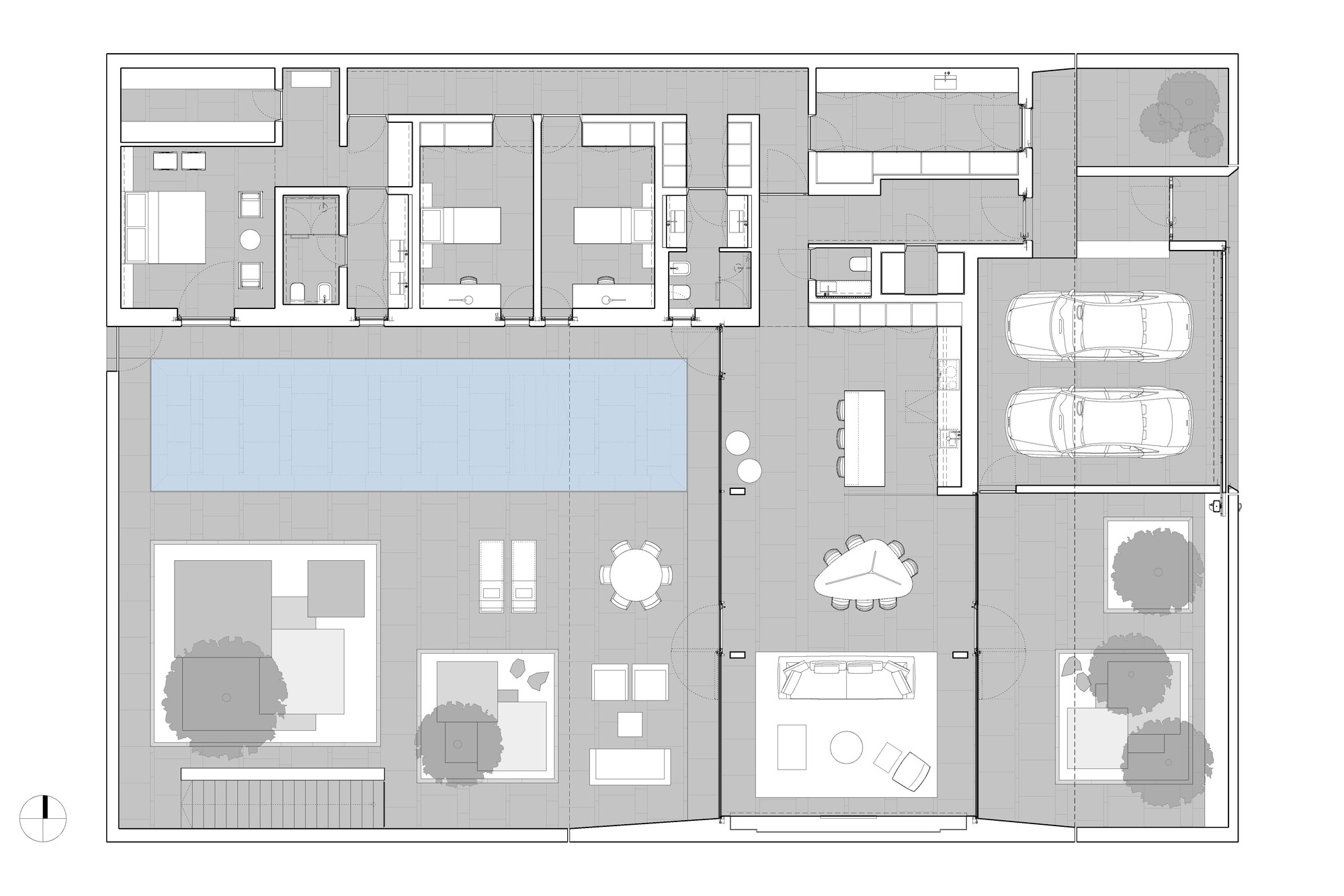 Galeria de Jesolo Lido Pool Villa / JM Architecture - 21