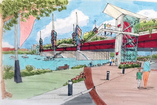 Competition Seeks Architects to Design Massive "Bridge Park" in D.C.