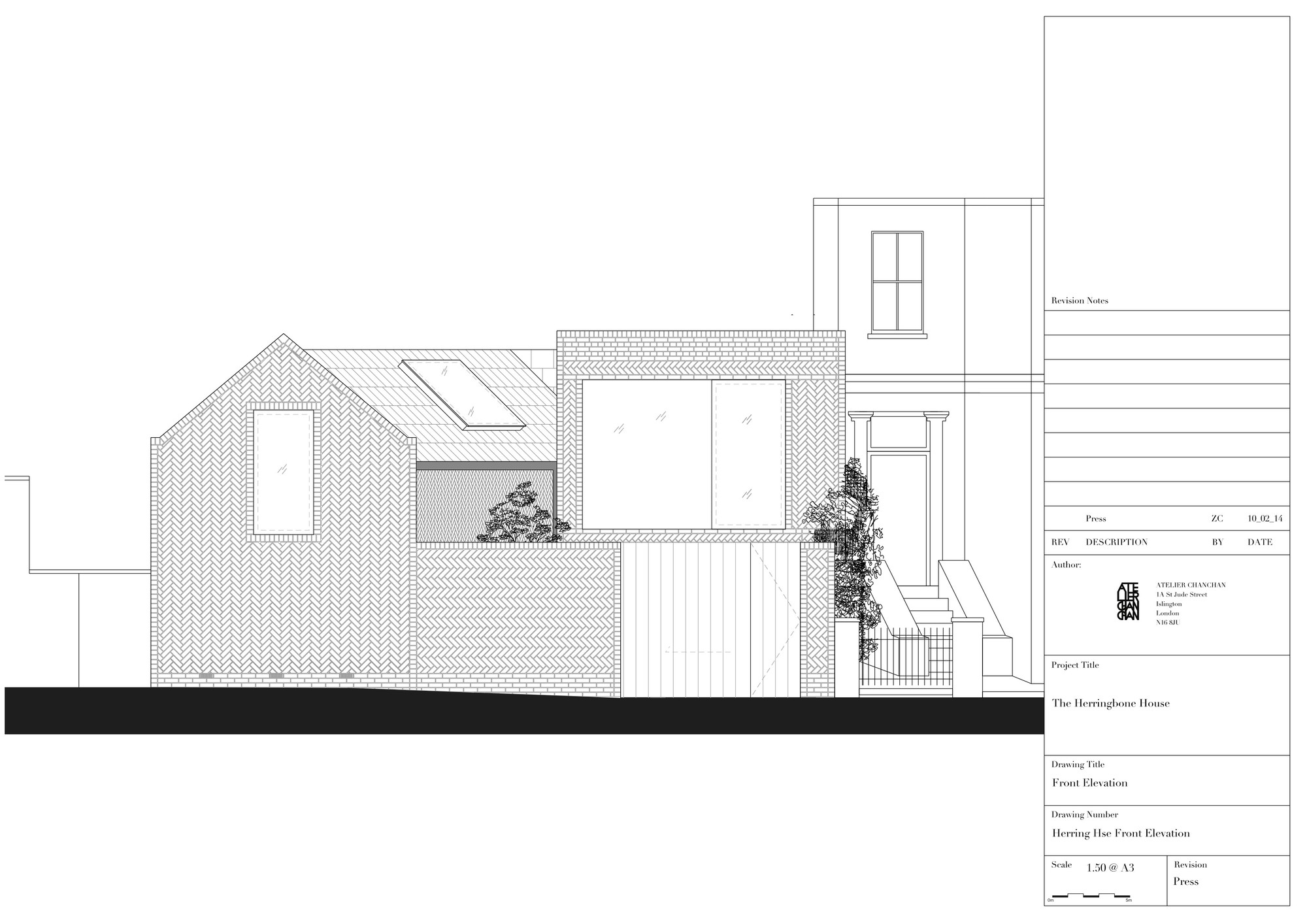 Gallery of The Herringbone House / Atelier Chanchan 16