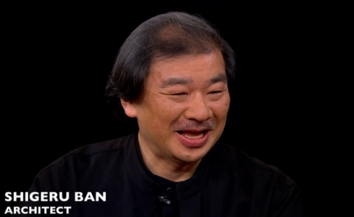 VIDEO: Charlie Rose Interviews Tom Pritzker and Shigeru Ban