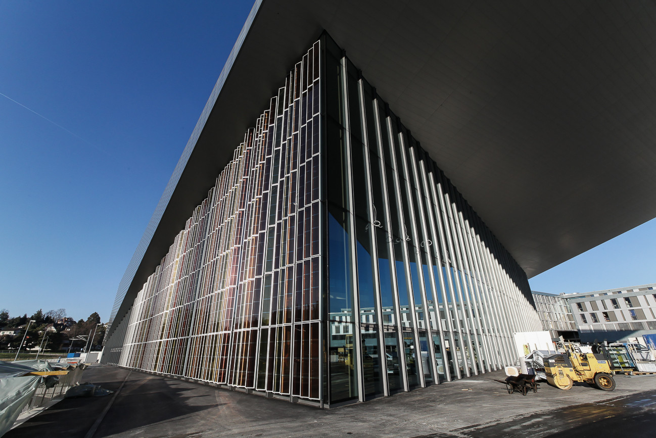 Grätzel façade. Image Courtesy of SwissTech Convention Center and Northern District