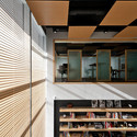 Pixelmator Team Office / Plazma Architecture Studio - Interior Design, Kitchen, Facade, Handrail, Beam