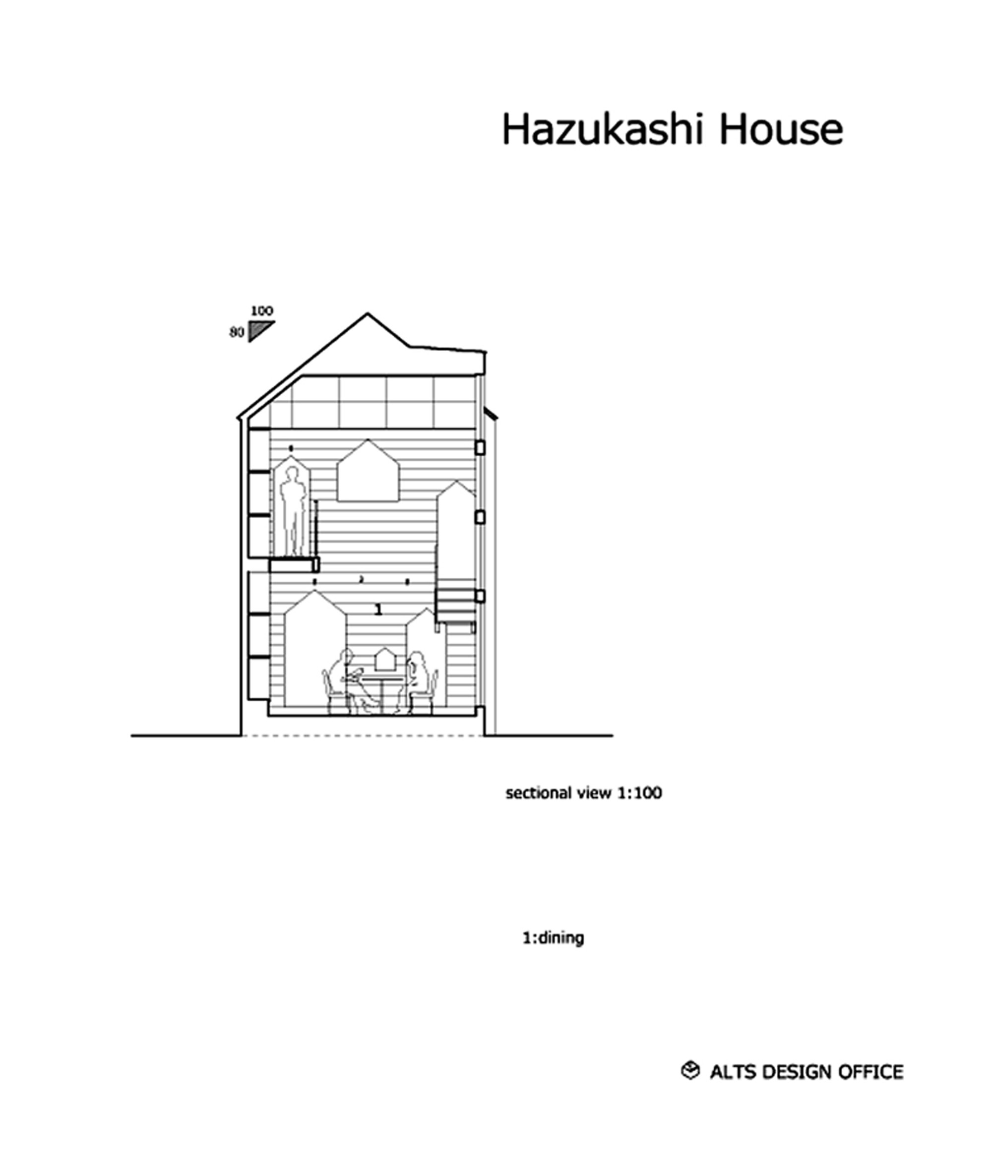 Gallery of Hazukashi House / ALTS Design Office - 17
