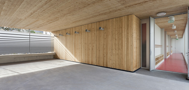 Primary School J.Jaurès II / YOONSEUX Architectes - Beam