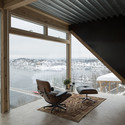 Twins' House / JVA - Houses, Deck, Door, Beam, Balcony, Chair, Table