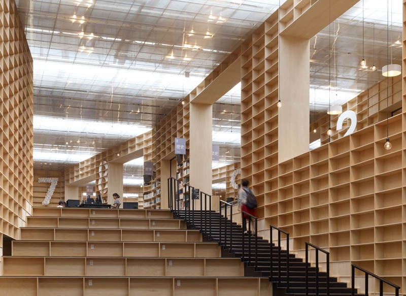 Biblioteca y Museo de la Facultad de Artes de Musashino / Sou Fujimoto . Image © Daici Ano