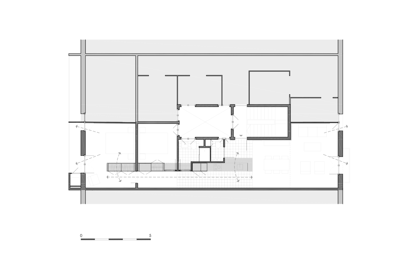 Reforma integral de piso pasante del ensanche de Barcelona / M2arquitectura