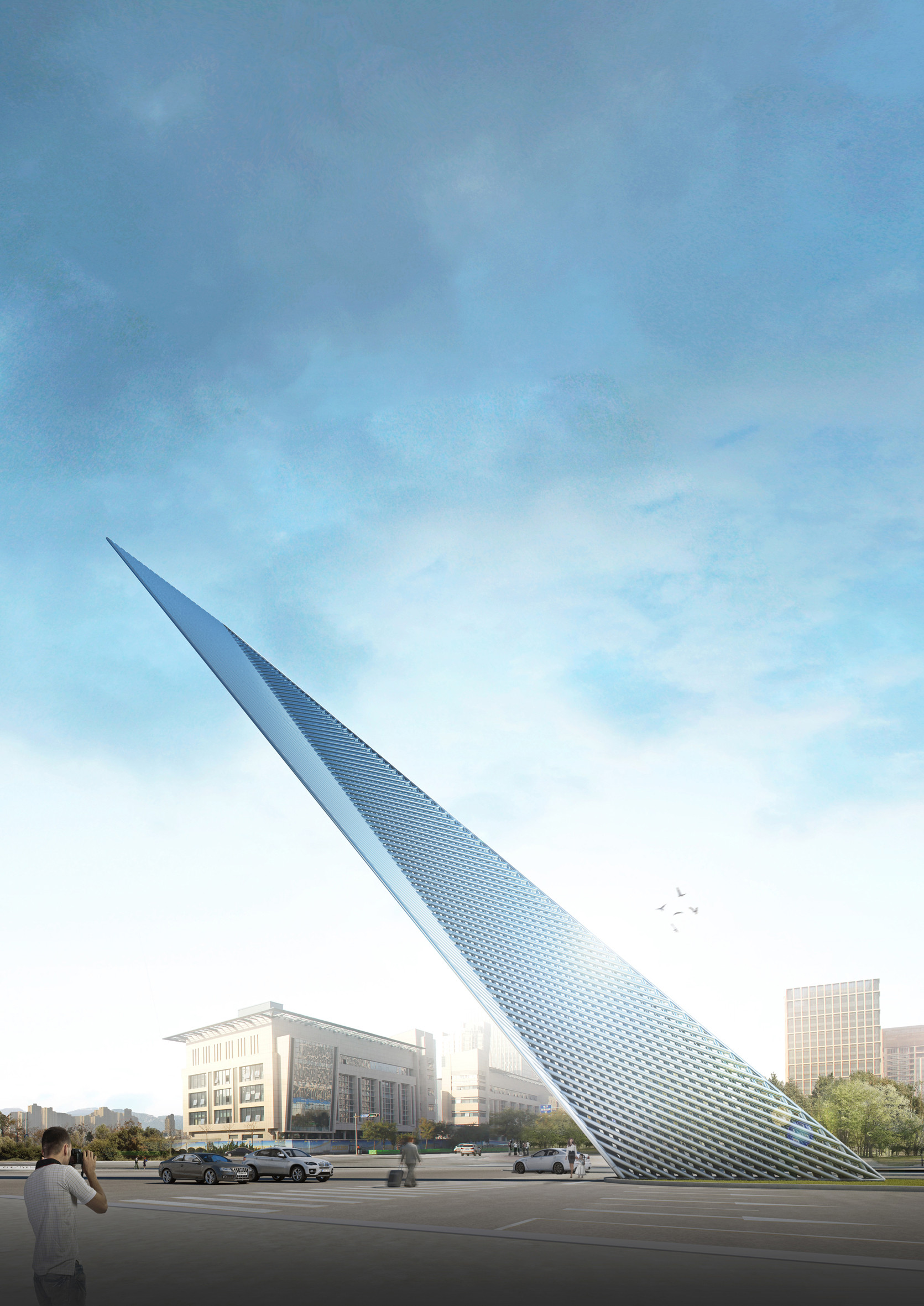 Rafael de La-Hoz divulga seu monumento em Tianjin, China - Imagem 3 de 5