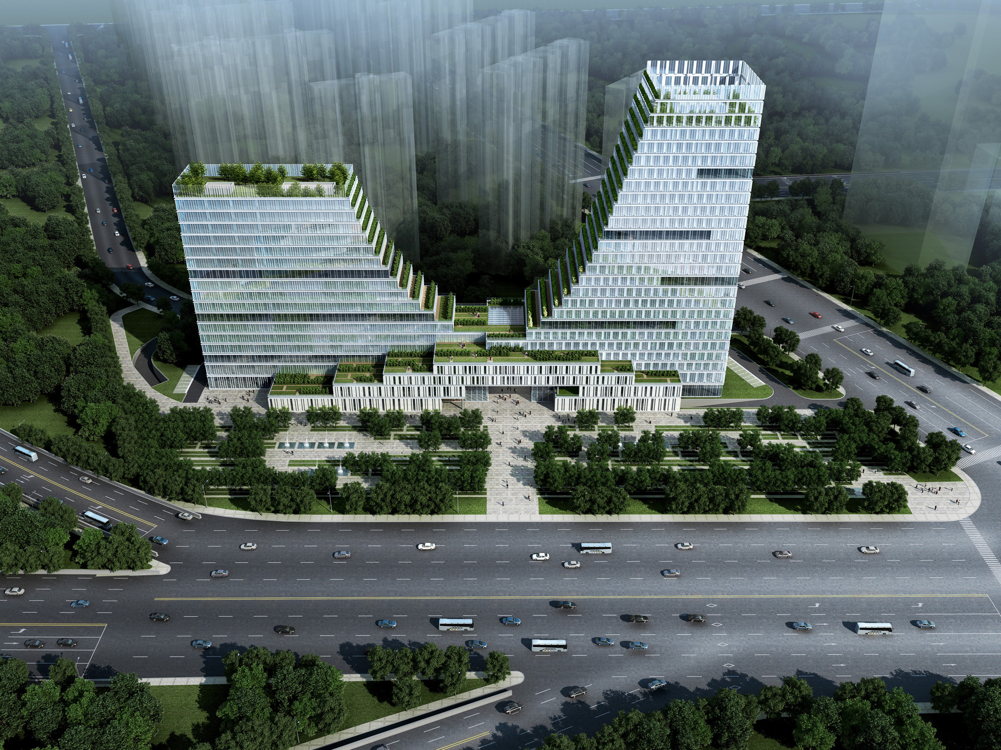 Gallery of Construction Begins on UDG China's Nanjing Office Tower 6