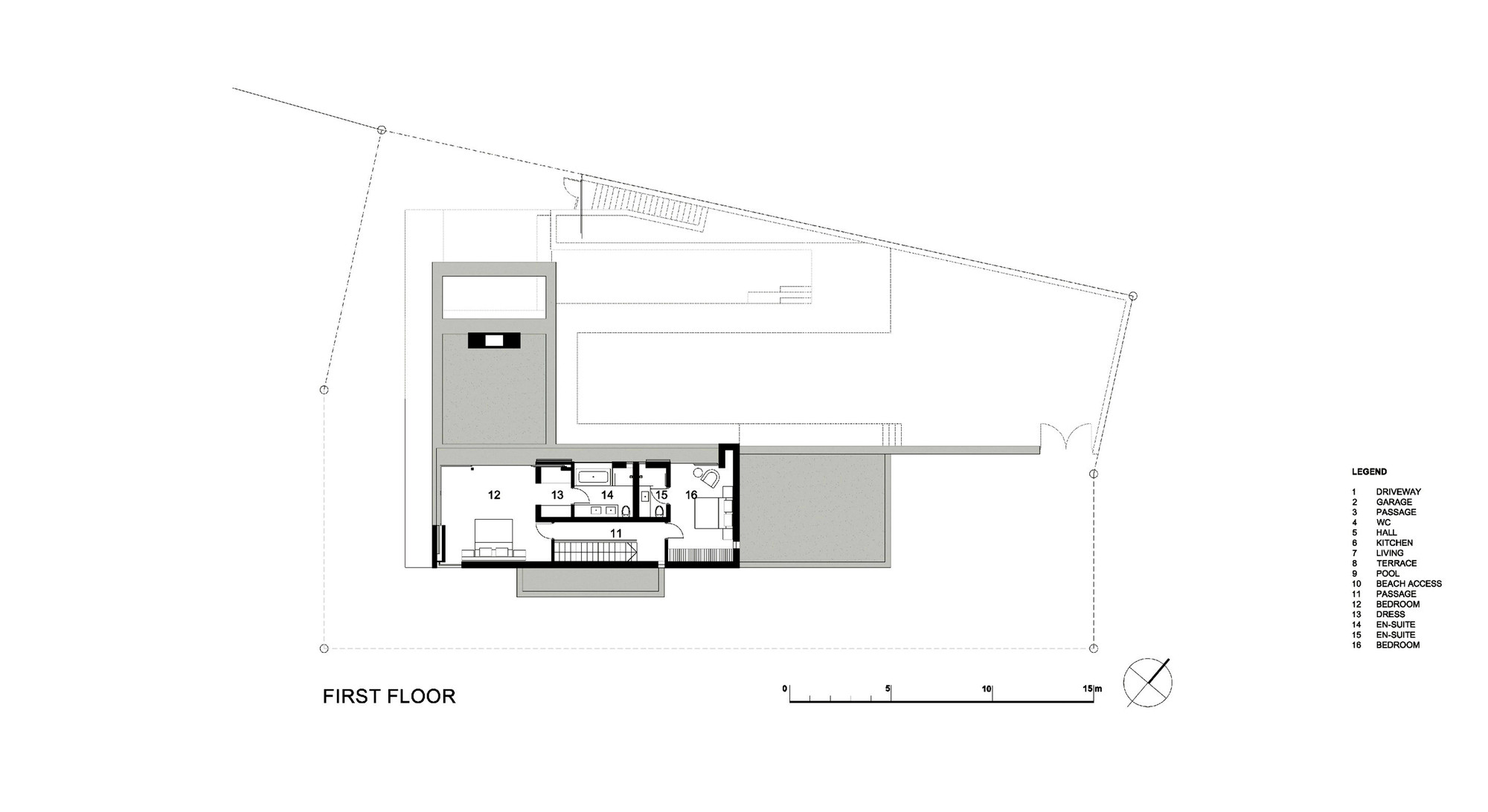 Planta baixa - primeiro pavimento