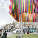 Colorful Pop-Up Pavilion Forms the Centerpiece for Camden Create Festival - Featured Image