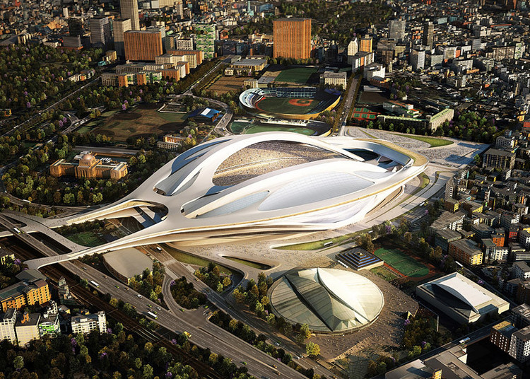 Toyo Ito y Fumihiko Maki formulan petitorio contra el estadio olímpico de Tokio diseñado por Zaha Hadid - Imagen Principal