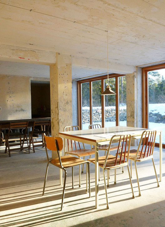 Building no. 8 / Skälsö Arkitekter - Table, Chair, Windows, Beam