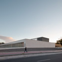 Center for Psychosocial Rehabilitation / Otxotorena Arquitectos - Rehabilitation Center, Facade, Fence