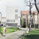 Multiplan Arhitekti Wins Competition for New Gallery in Zagreb - Gallery, Garden, Facade