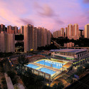 Kwun Tong swimming pools and playgrounds / Ronald Lu & Partners - Exterior Photography, Cityscape