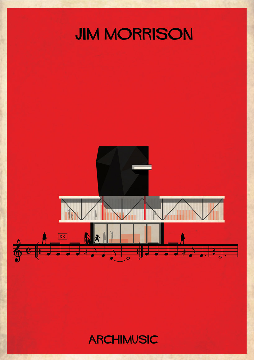 Gallery of ARCHIMUSIC Illustrations Turn Music Into Architecture 28