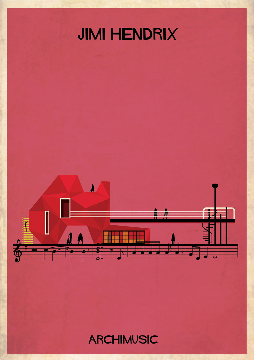 Gallery of ARCHIMUSIC Illustrations Turn Music Into Architecture 18