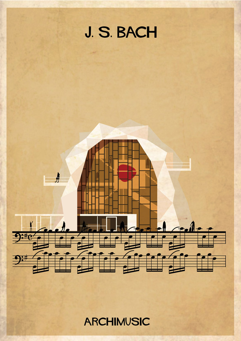 Gallery of ARCHIMUSIC Illustrations Turn Music Into Architecture 17