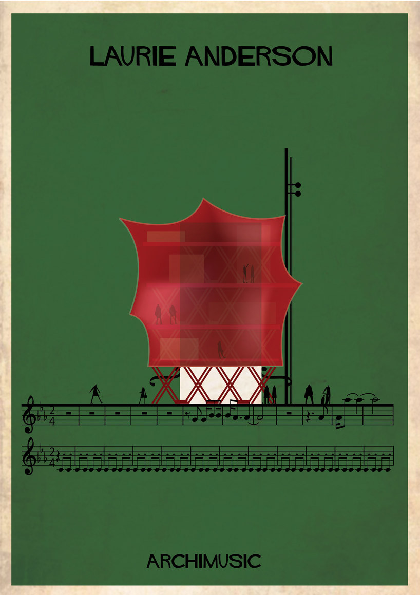 Gallery of ARCHIMUSIC Illustrations Turn Music Into Architecture 10