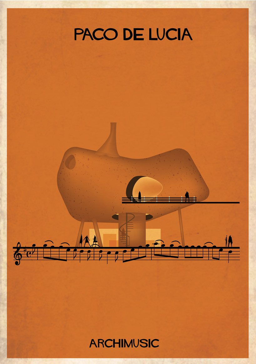 ARCHIMUSIC: Ilustrações transformam música em arquitetura - Imagem 8 de 28