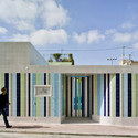 The Garden of the Silhouettes / Esculpir el Aire - Kindergarten, Facade, Chair, Bench