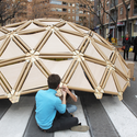 Valencia, España: Domo geodésico de materiales reciclados para la Falla de Castielfabib - Image 2 of 4