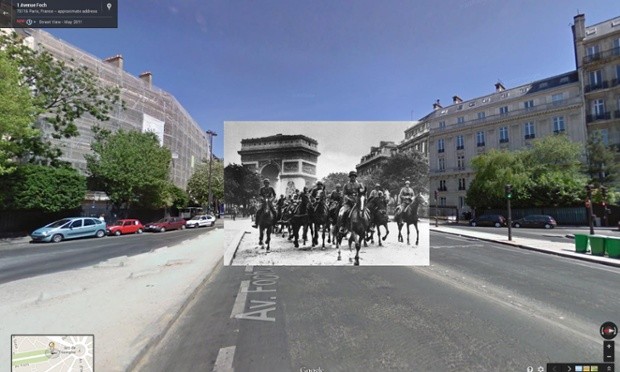Fotografias da Segunda Guerra Mundial no Google Street View - Imagem 6 de 12