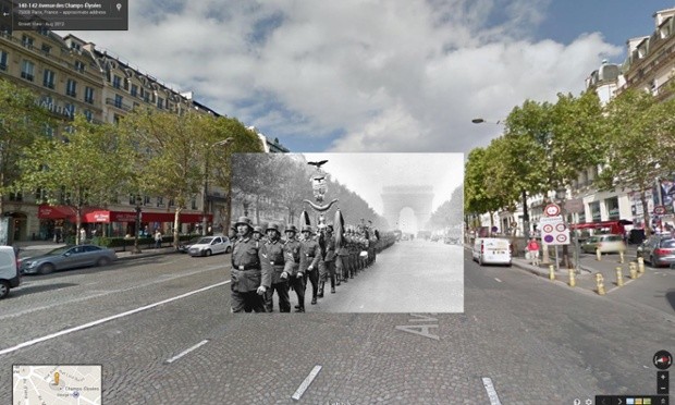 Fotografias da Segunda Guerra Mundial no Google Street View - Imagem 5 de 12