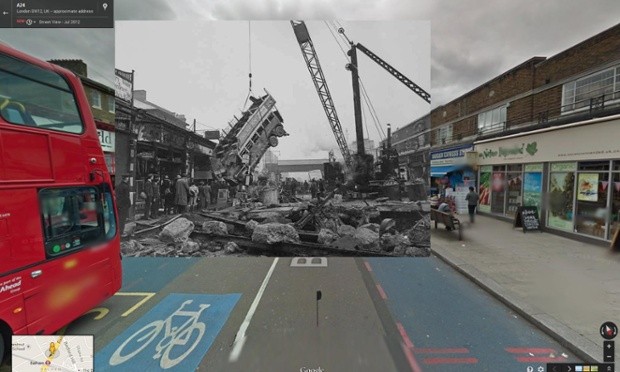 Fotografias da Segunda Guerra Mundial no Google Street View - Imagem 8 de 12