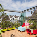 Dutch Architects Transform Rotterdam House Into Terraced "Urban Paradise" - Renovation, Patio, Facade, Balcony, Chair