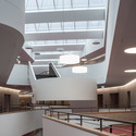 Learning Centre Biberach / Lanz Schwager Architekten - Schools , Stairs, Handrail, Facade, Beam, Lighting